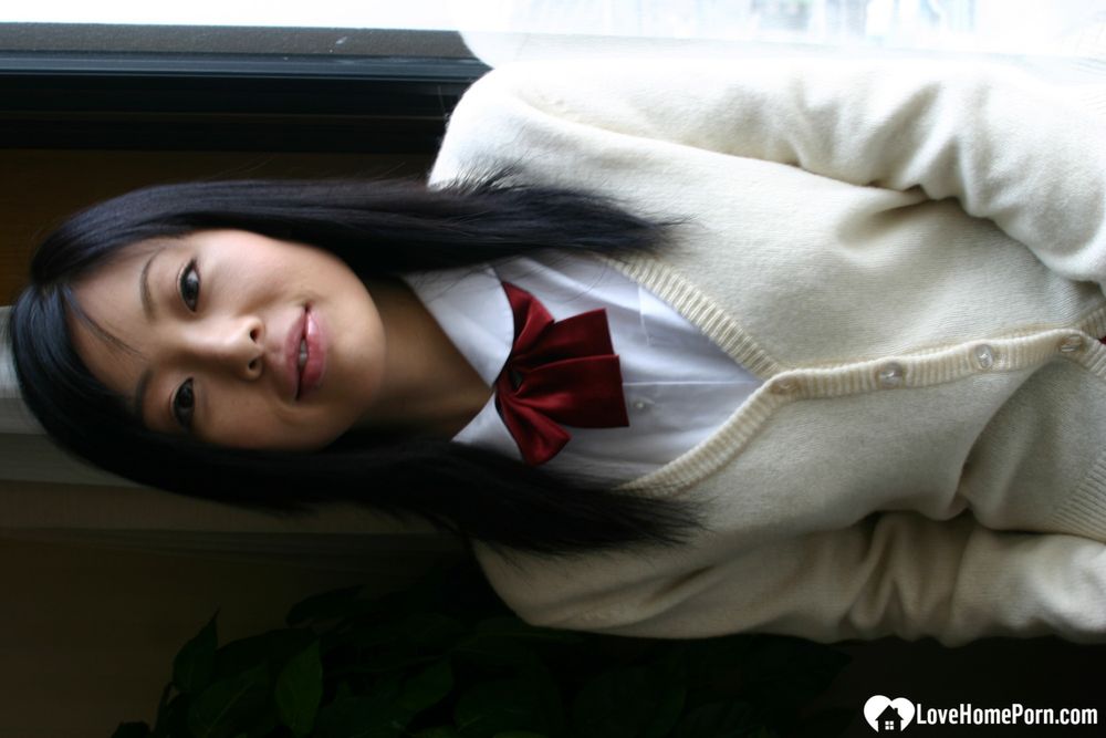 Asian schoolgirl looks for some online exposure #54