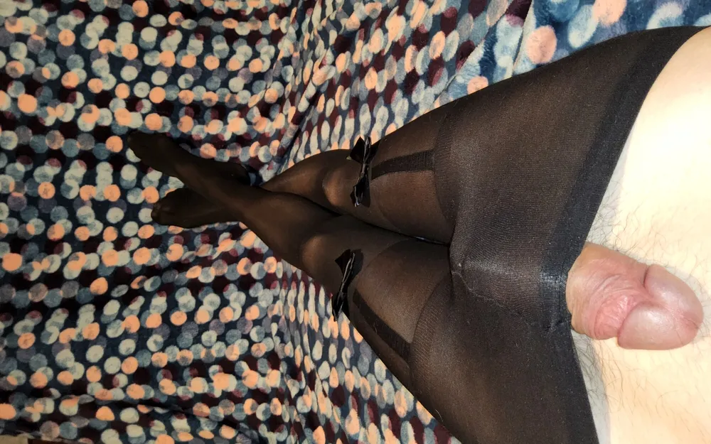 My Elegant Black Stockings #10