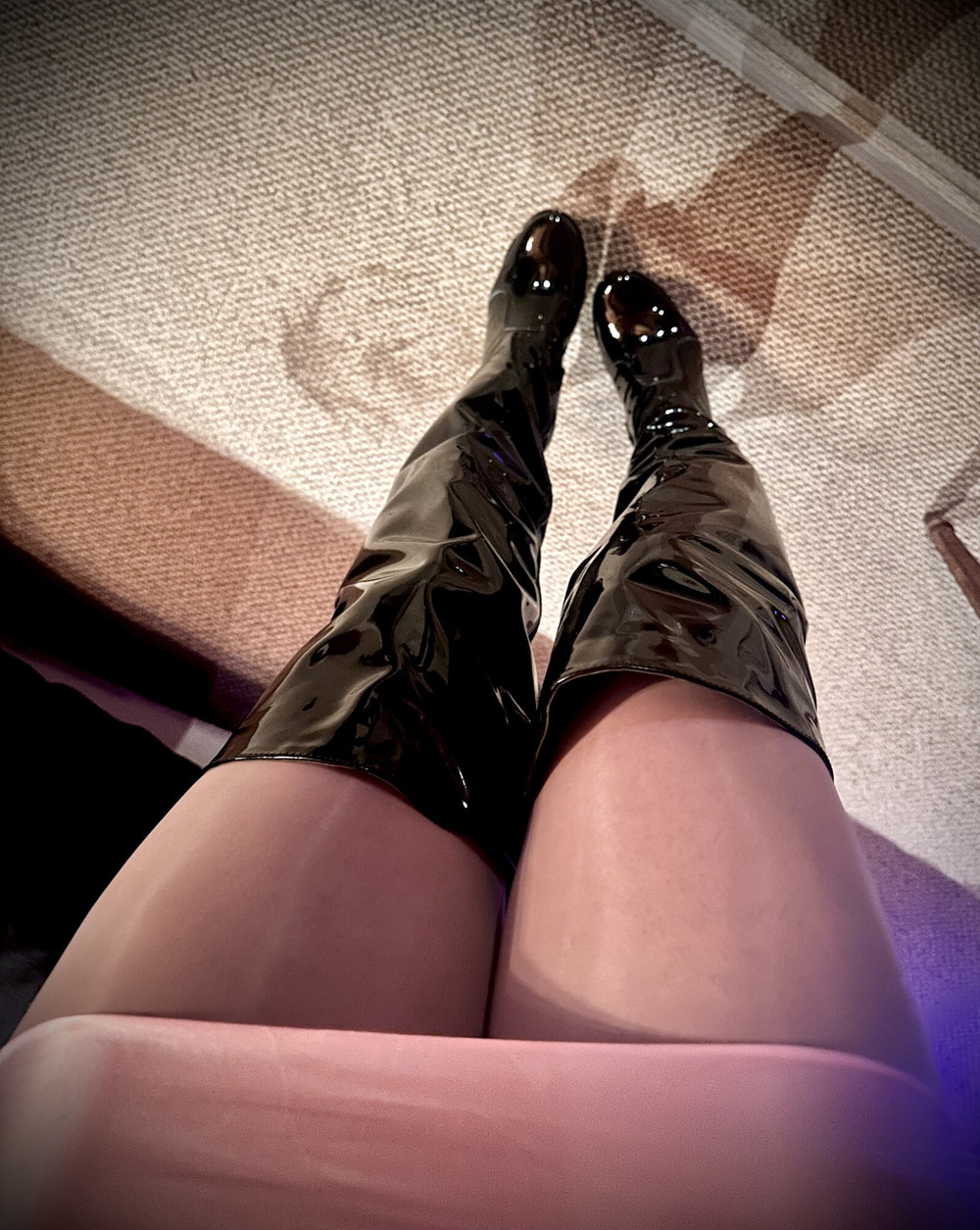 I Love To Walk With my High Heeled Long Boots & Tights  #10