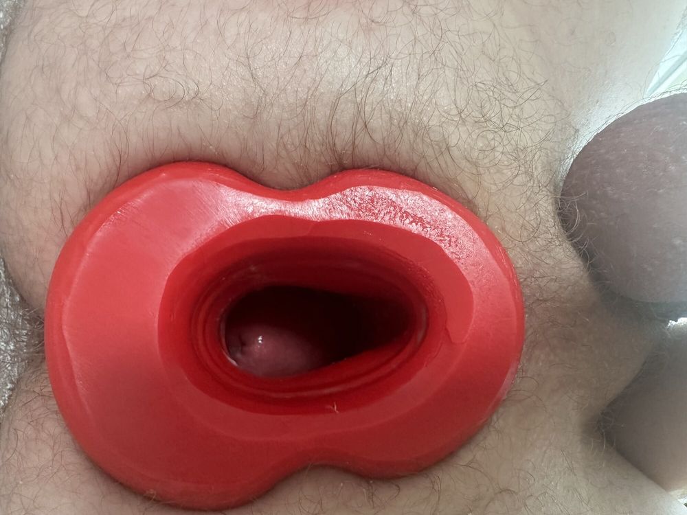 Anal prolapse in oxball ff pighole #3