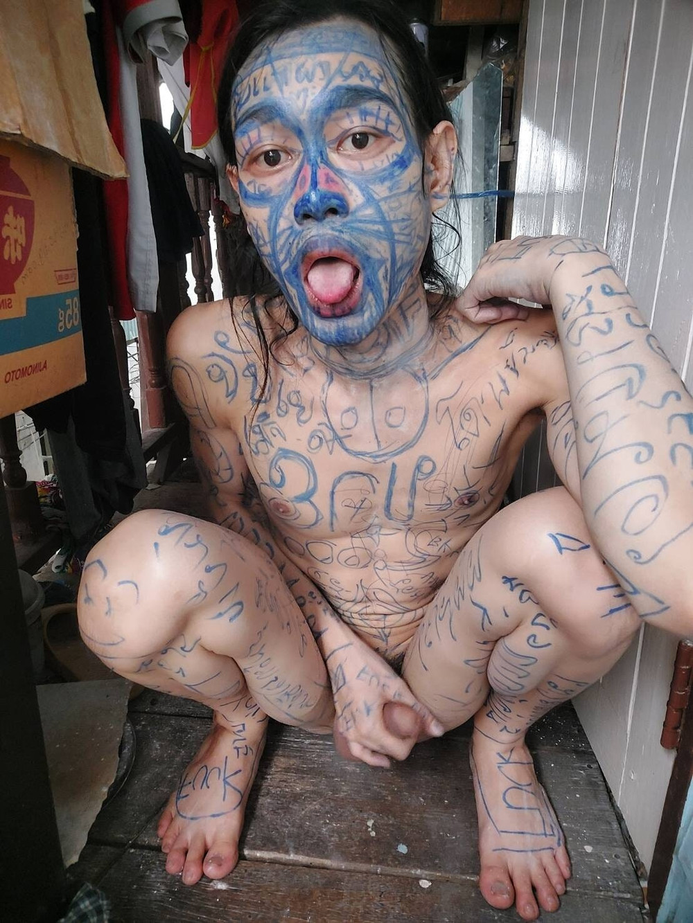 blue clown #10