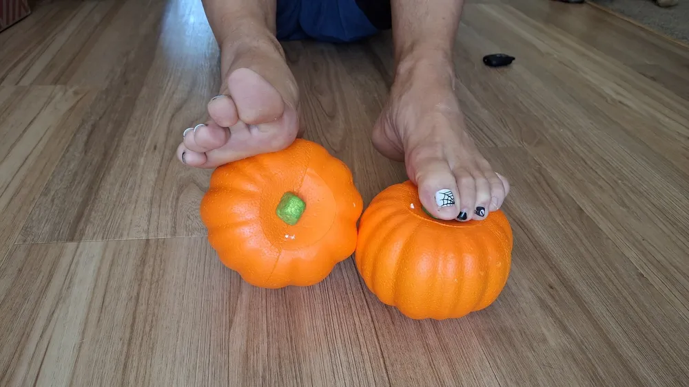 Pumpkin Foot Fetish #13