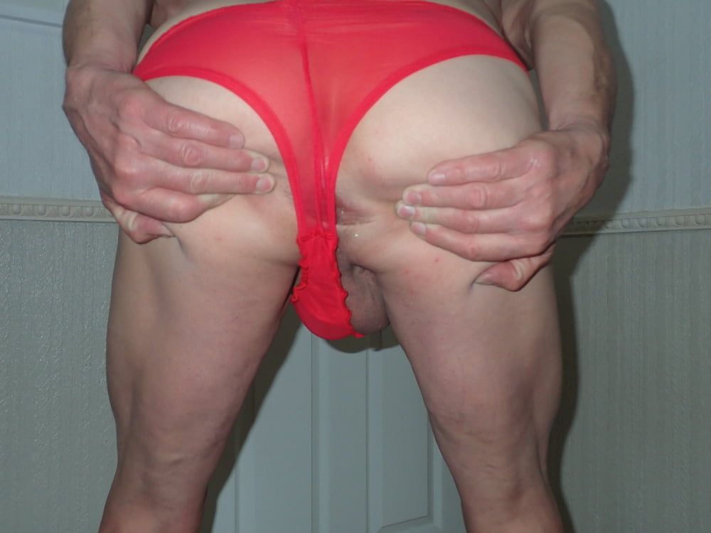 my best red thong #13