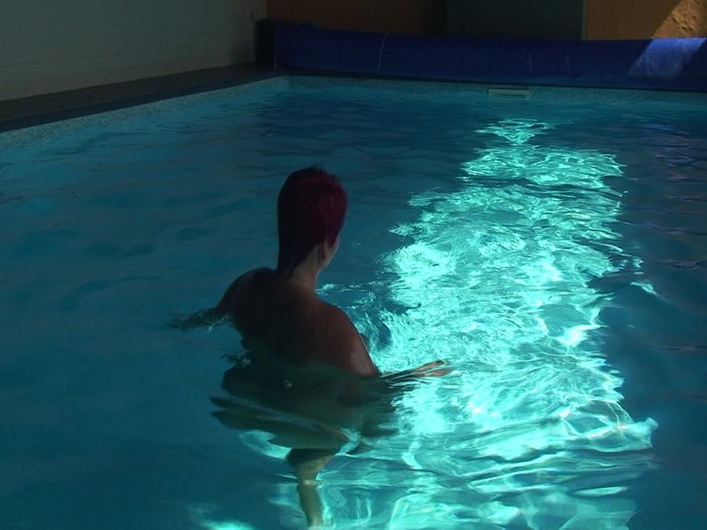 Naked swim in the pool #21