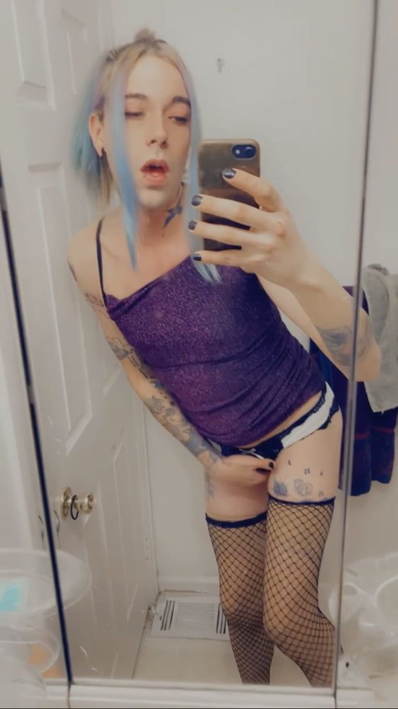 Hot Purple Minidress Slut #59