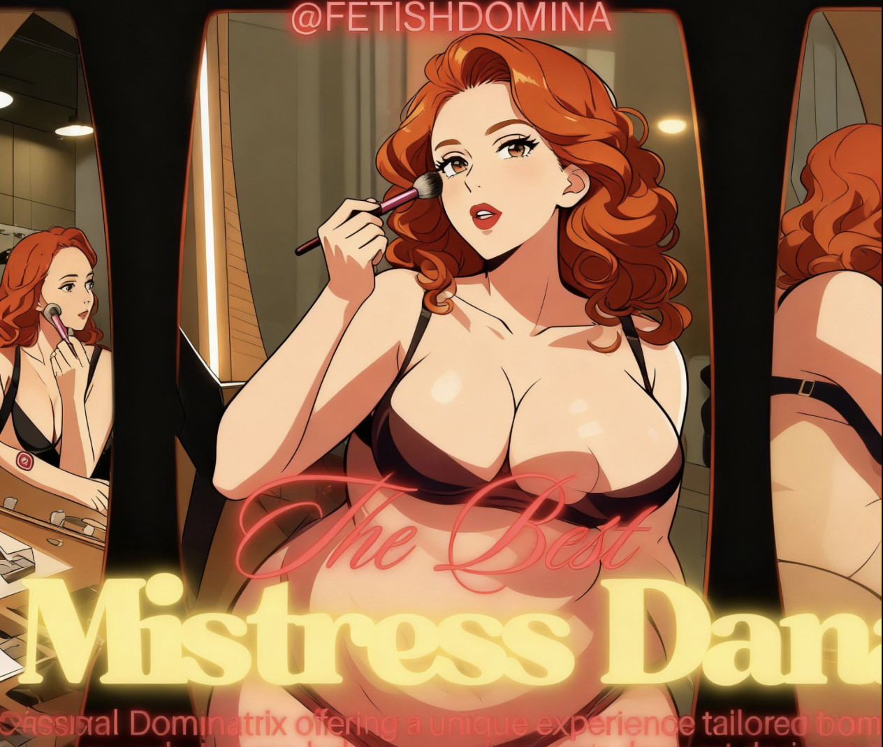 Real Redhead MILF Transformed: Hentai Femdom, JOI & Big Bush #16