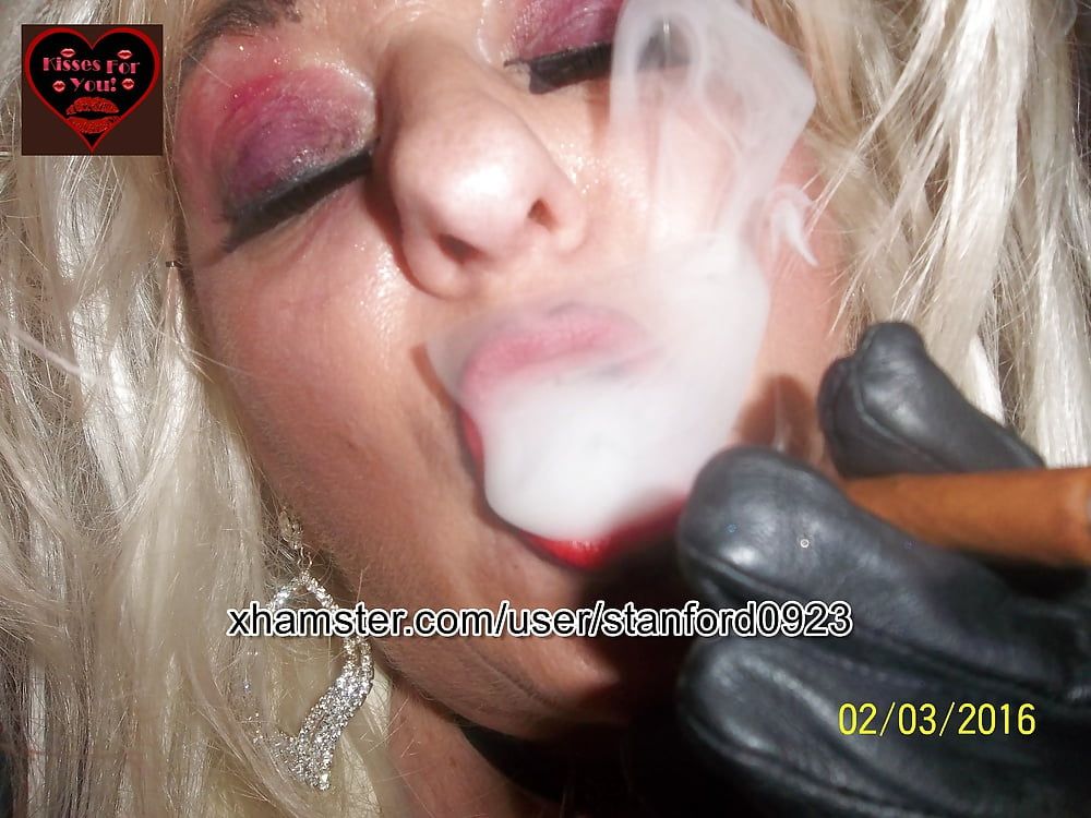 SMOKING SLUT IN RUBBER 2 #28