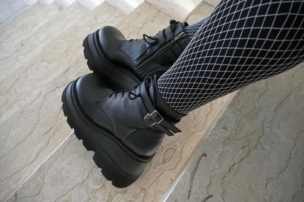 my new demonia boots #5