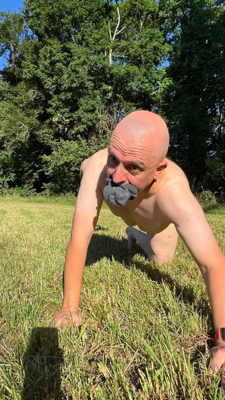 Christoph Straubinger  naked in dust - pathetic dog #19
