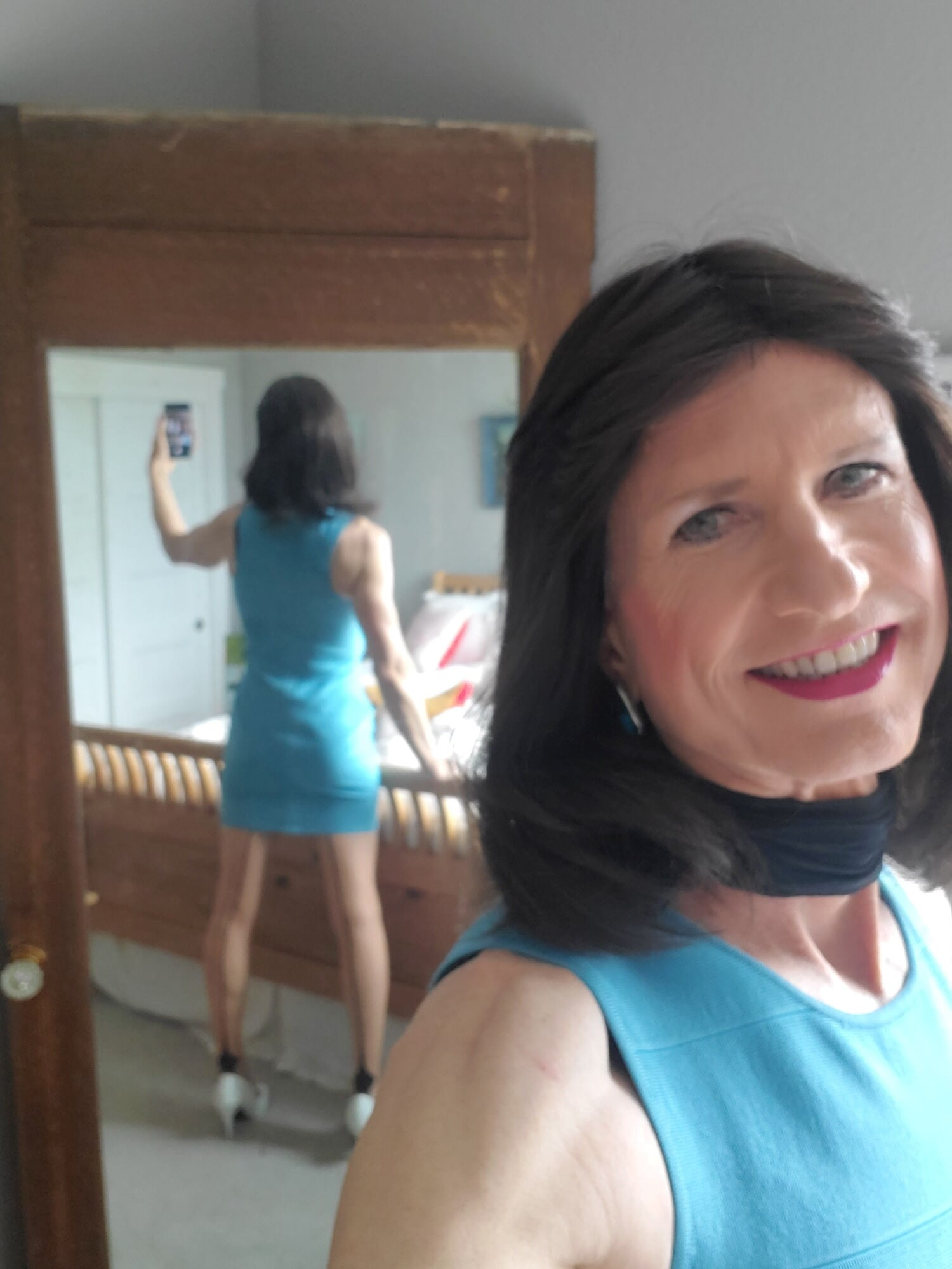 Blue dress two