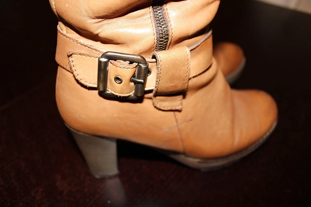 brown knee boots #4