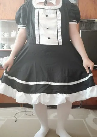 sissy maid aleksa dressing and undressing         