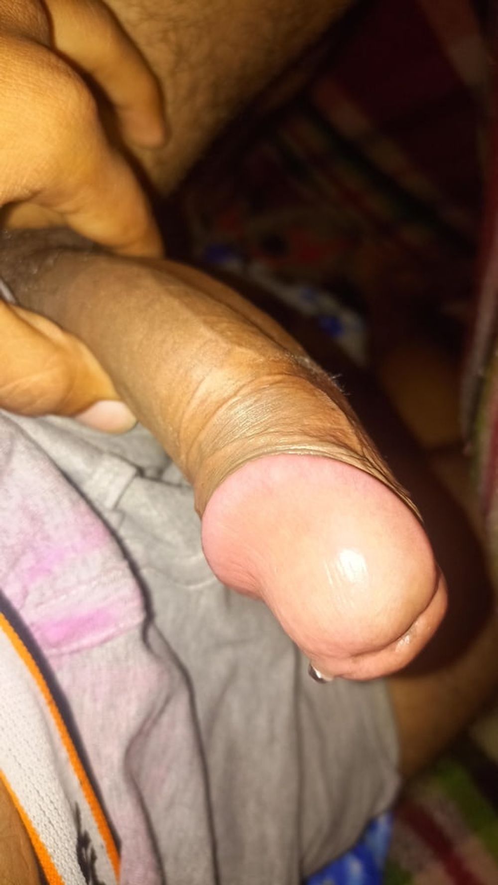 My wet cock morning hardness 