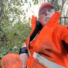 in worker gear