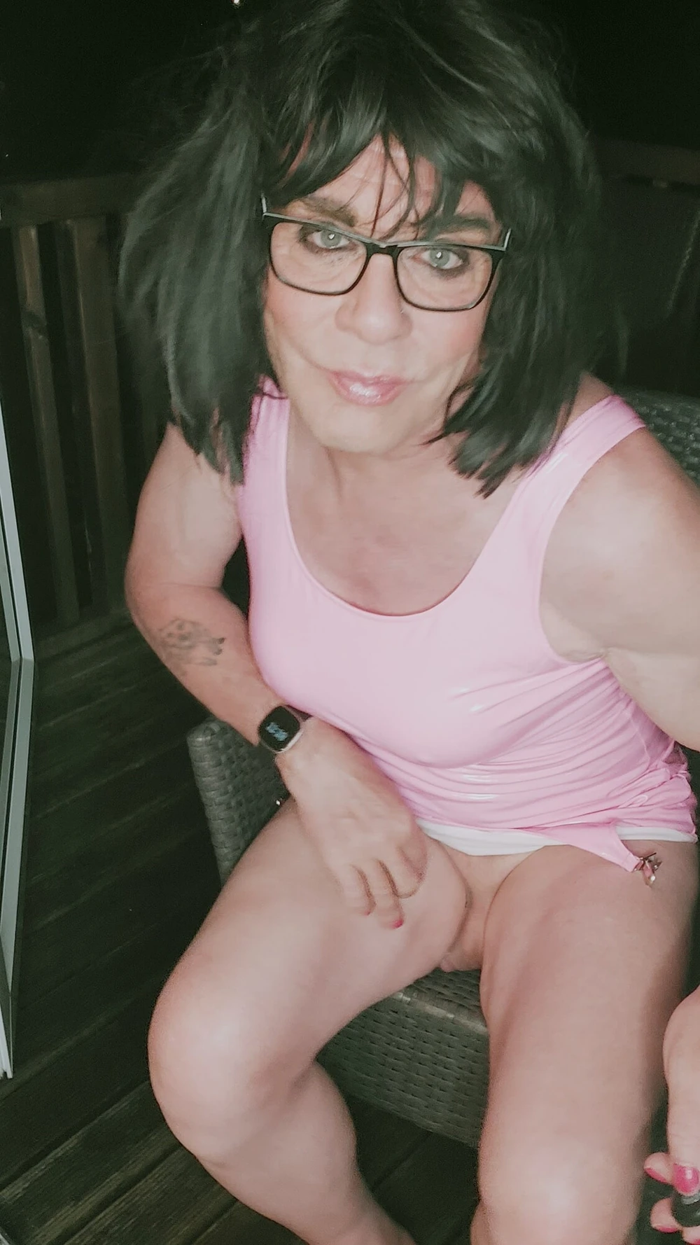 Crossdressing juniper beri in pink #2