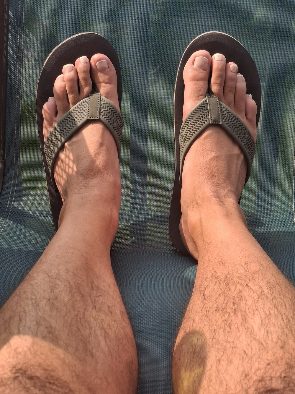 Flip flop feet and French pedicure #3