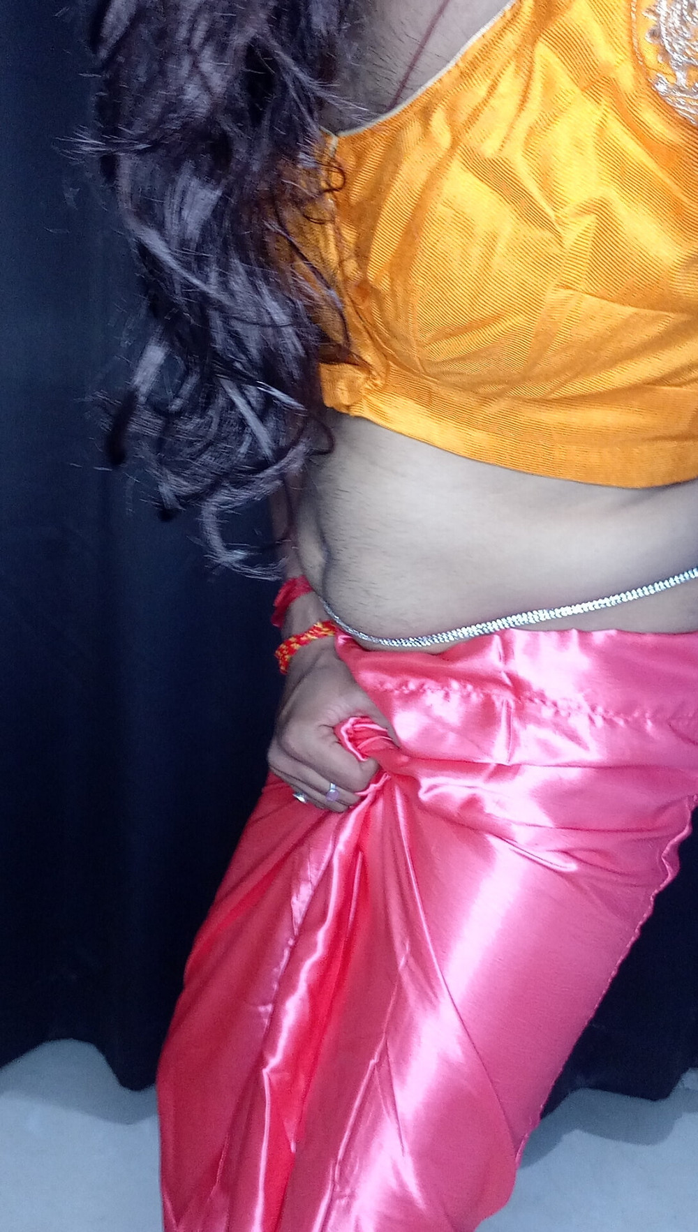 My stepmom last night wear this saree  #54