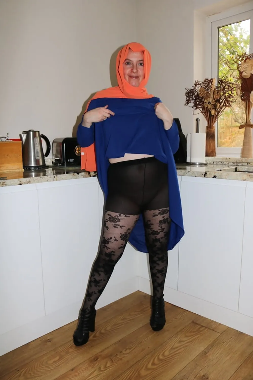 Muslim Hijab and Abaya Pantyhose #11