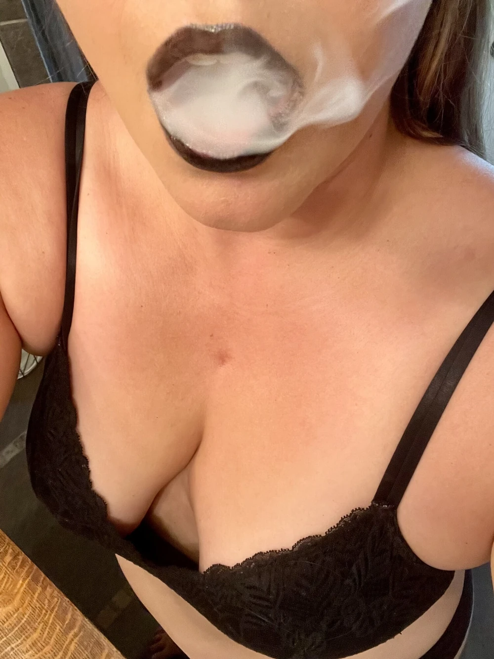 Black lipstick vaping #5