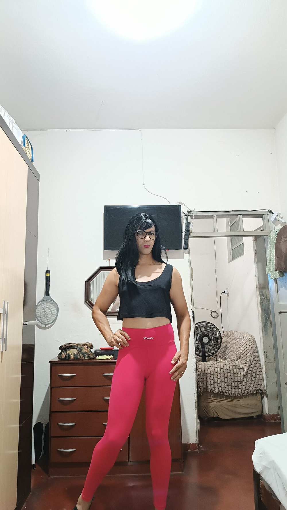 Sakura Nakamura Costume legs Red Gym #17