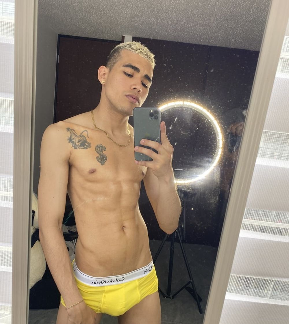 aaron mclaron yellow underwear