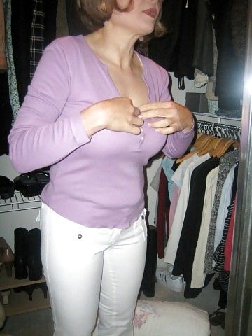 MarieRocks 50+ White Jeans Hot MILF #4