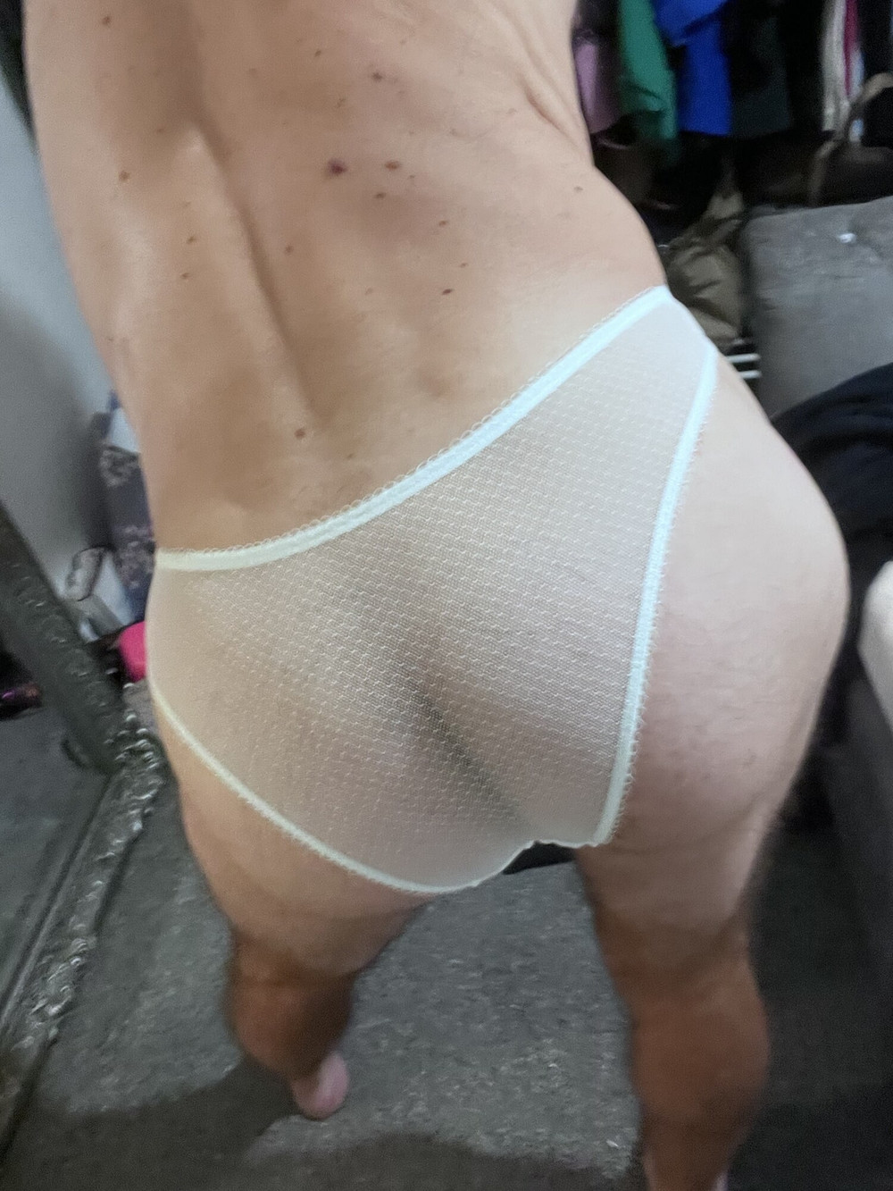 Hard cock in more lingerie  #42