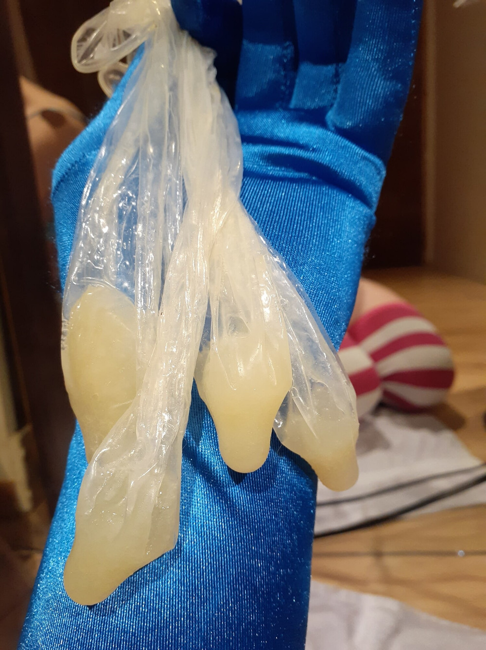 Sexy bitch eat own cum in condom #10