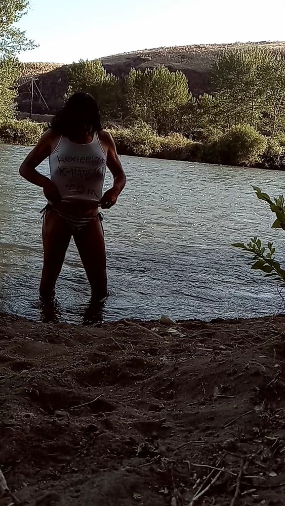 Playing at the river #18