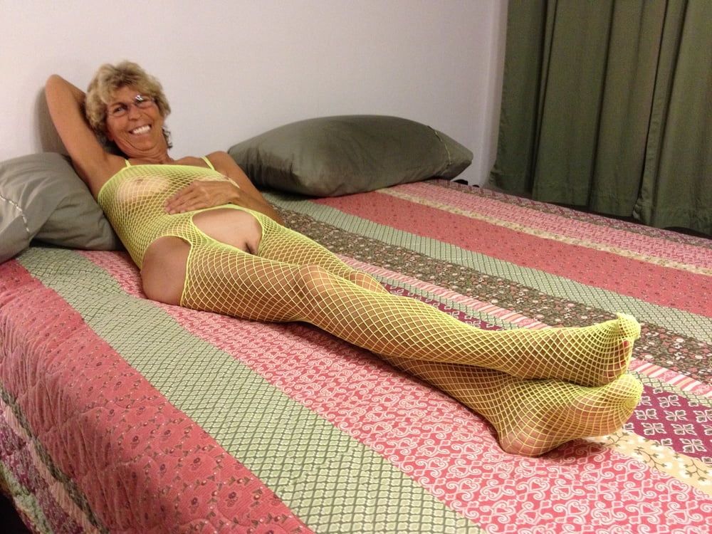 Yellow Bodystocking #12