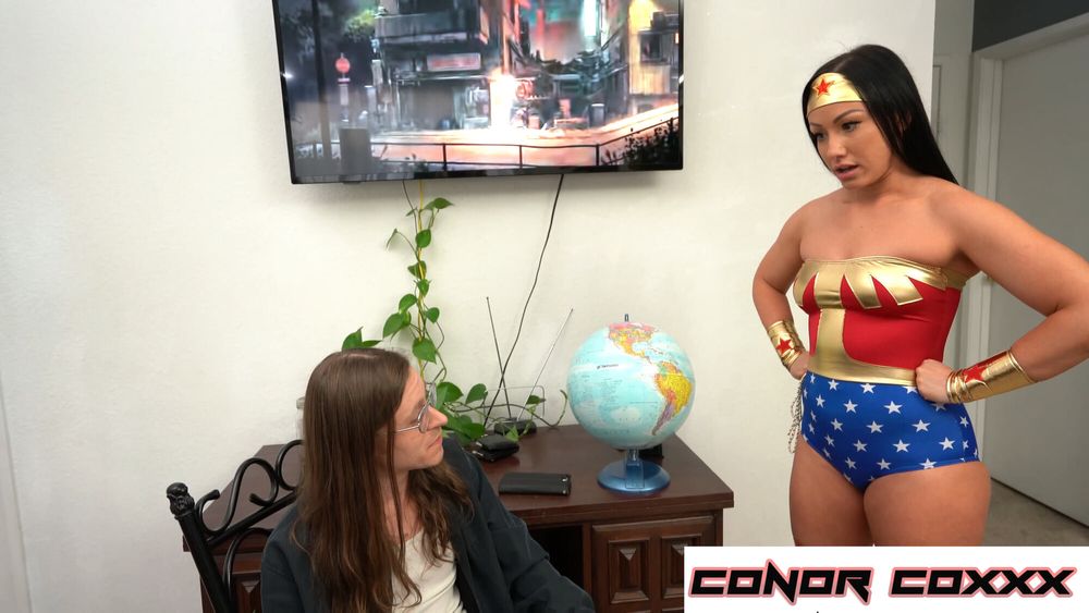 ConorCoxxx-Wonder women turns into super slut