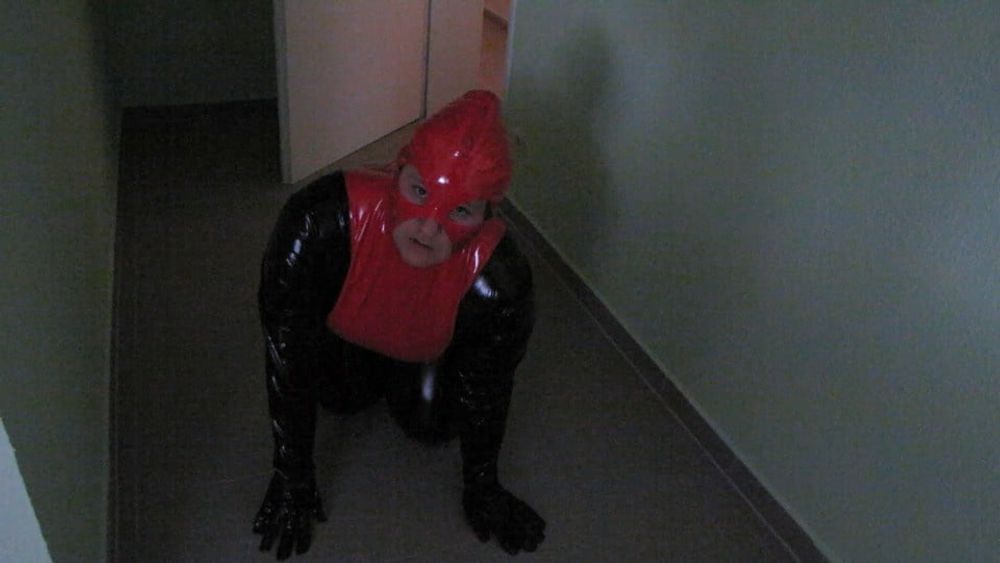 Petplay in latex suit ... #5