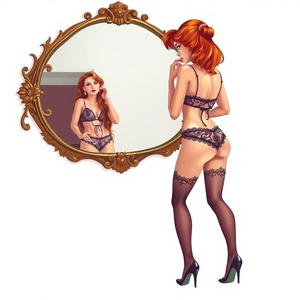 Pixwhores - Mirrors & Stockings #11