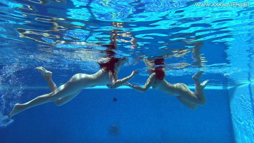  Sheril and Diana Rius Underwater Swimming Pool Erotics #5
