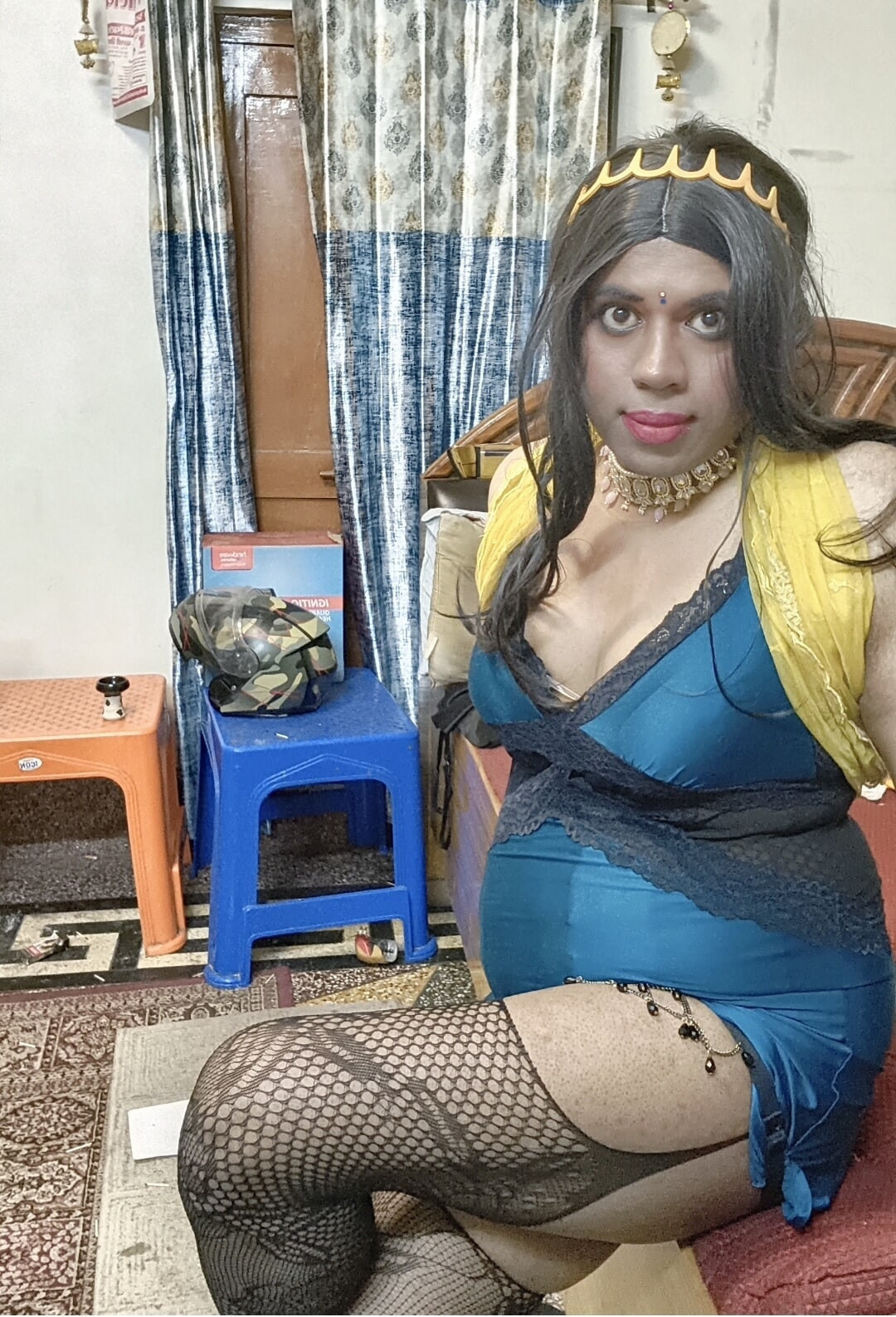 Verronika69 Sexy Desi Queen in Fishnets #14