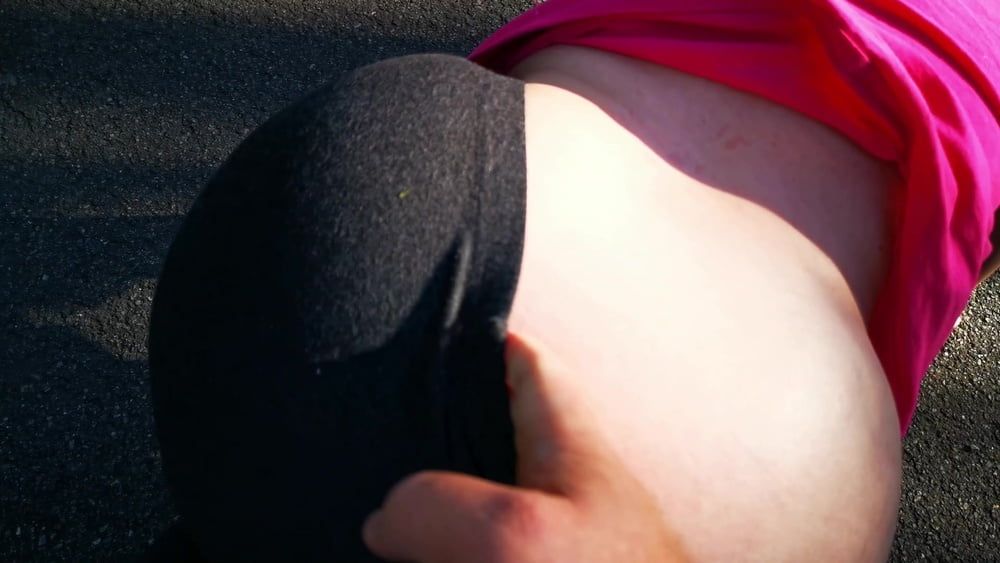 Ass spanking in the middle of the road #12