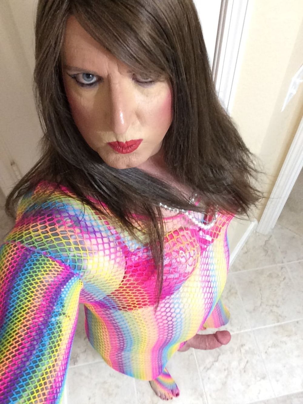 Rainbow bodystocking  #4