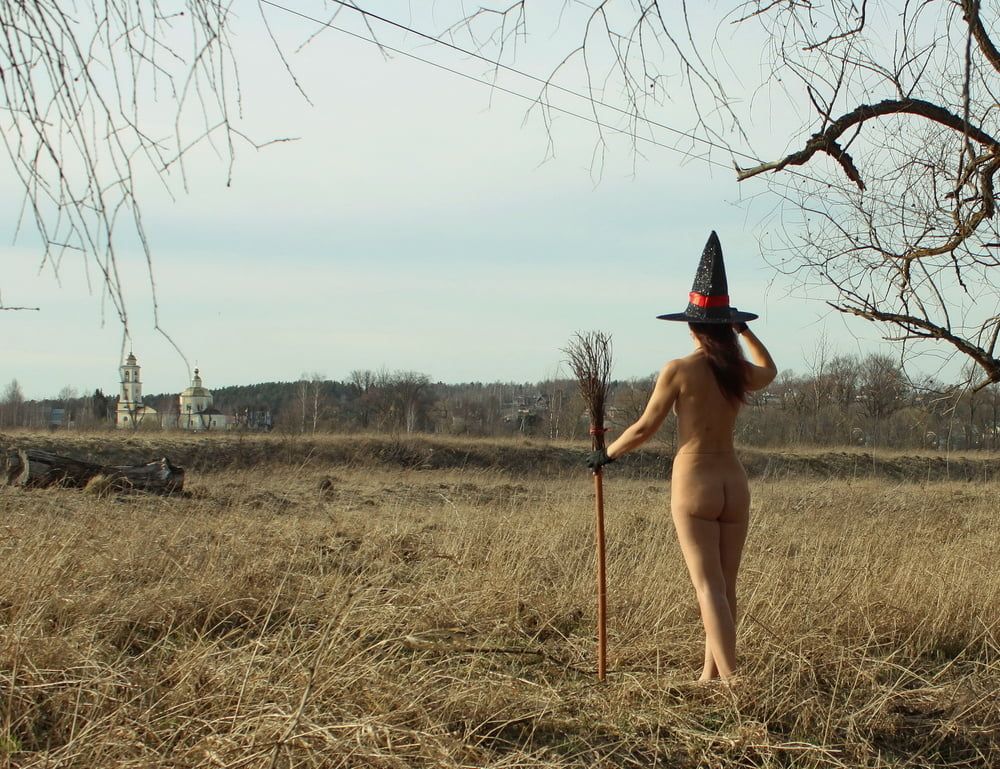 Nude Witch on nature #2