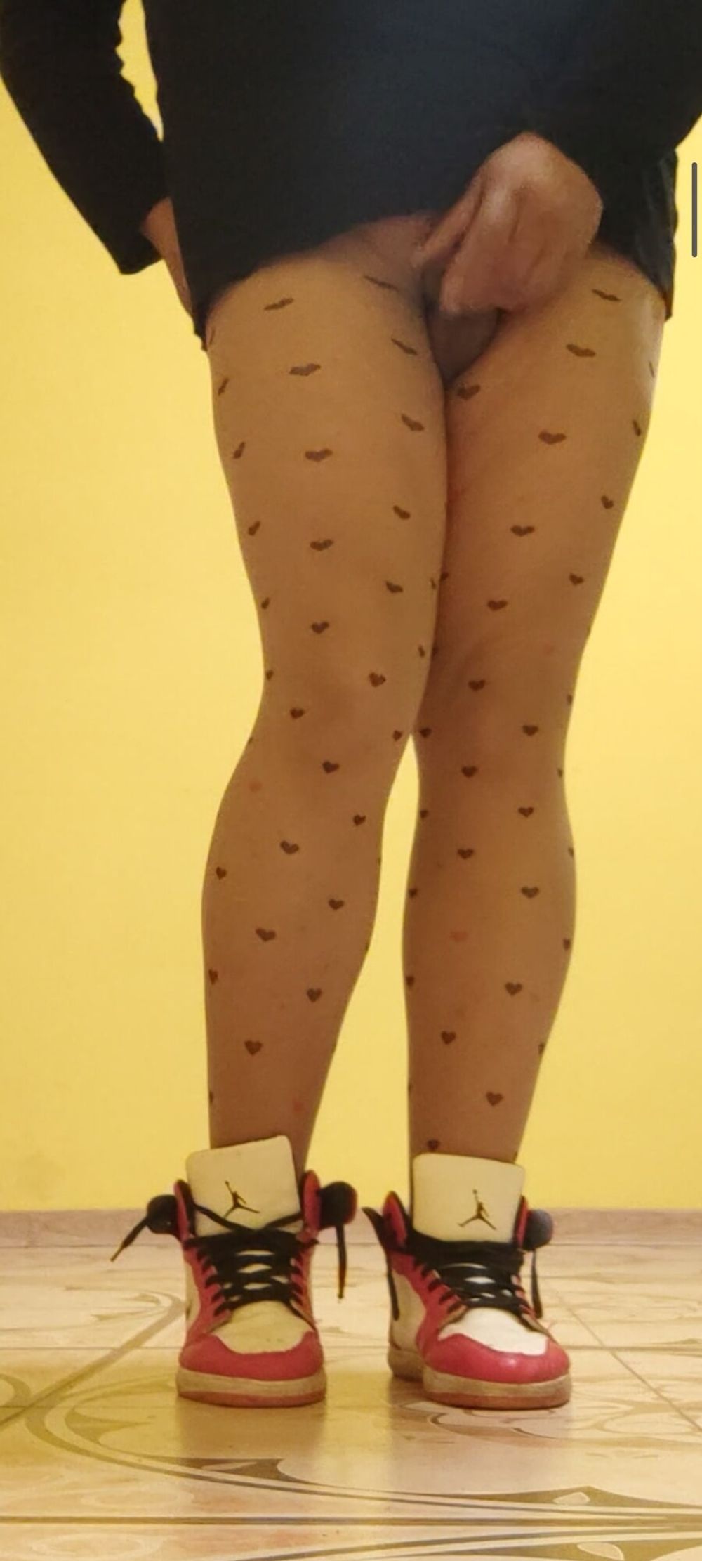 Ripple pantyhose on me #3