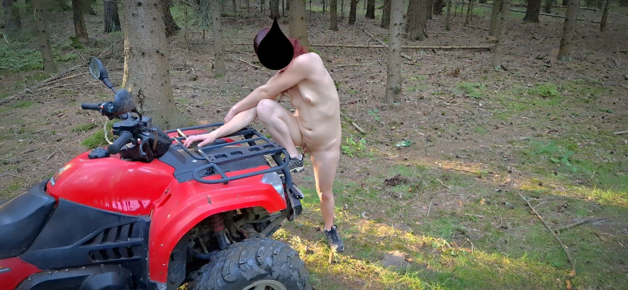  Take pictures and have sex in the forest on a quad bike #36
