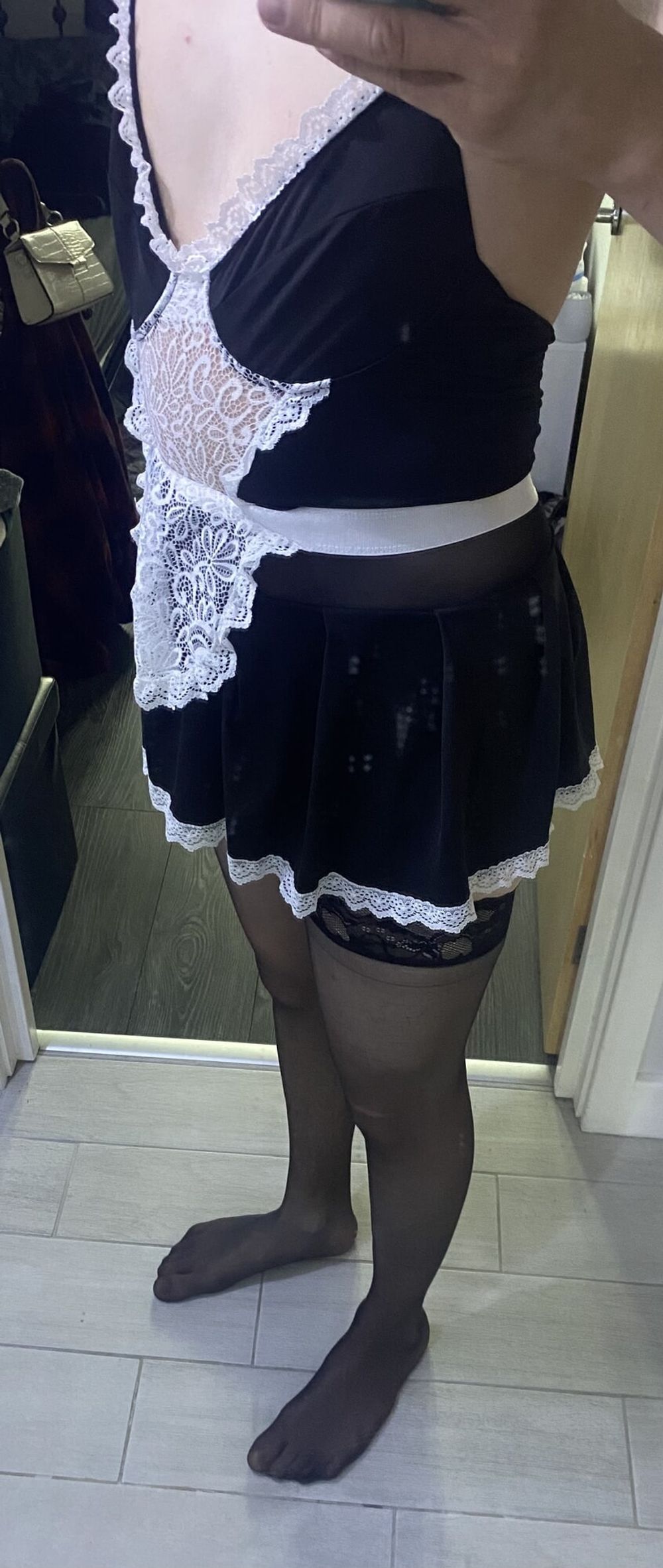 Sissy maid in training 