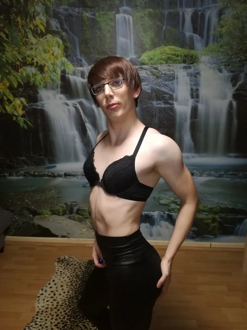 Sissy Faggot In Black #14