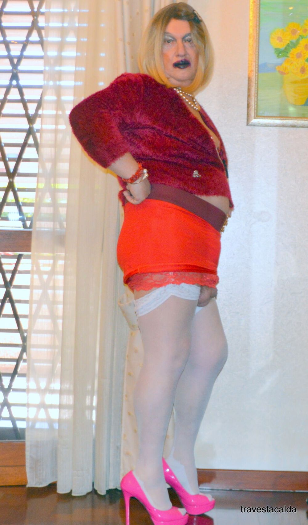 slutty sissy with white stockings part 1 #9