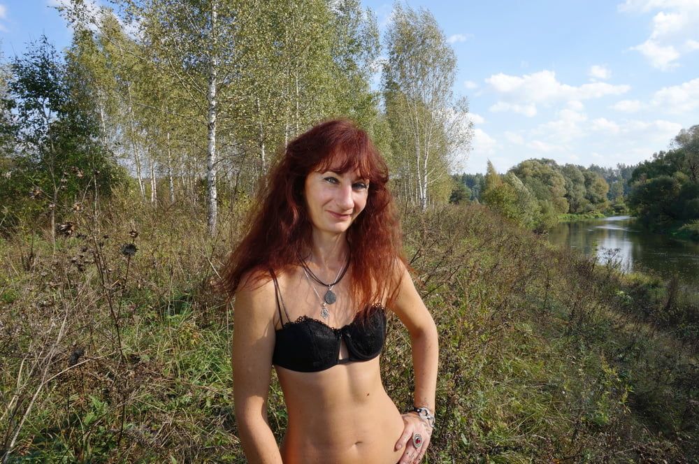 Flame Redhair on River-Beach #36