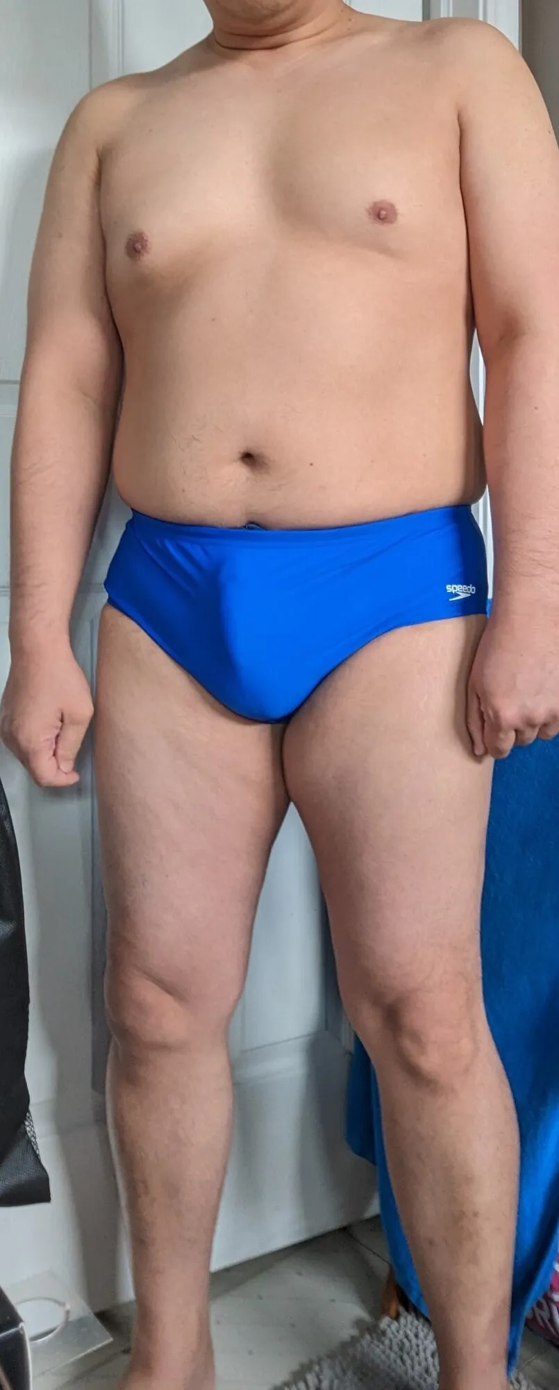 My blue speedos