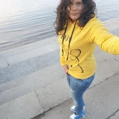 Morning walk by the lake