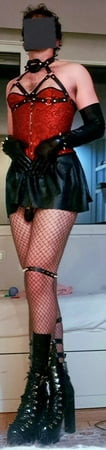 Latex sissy femboy