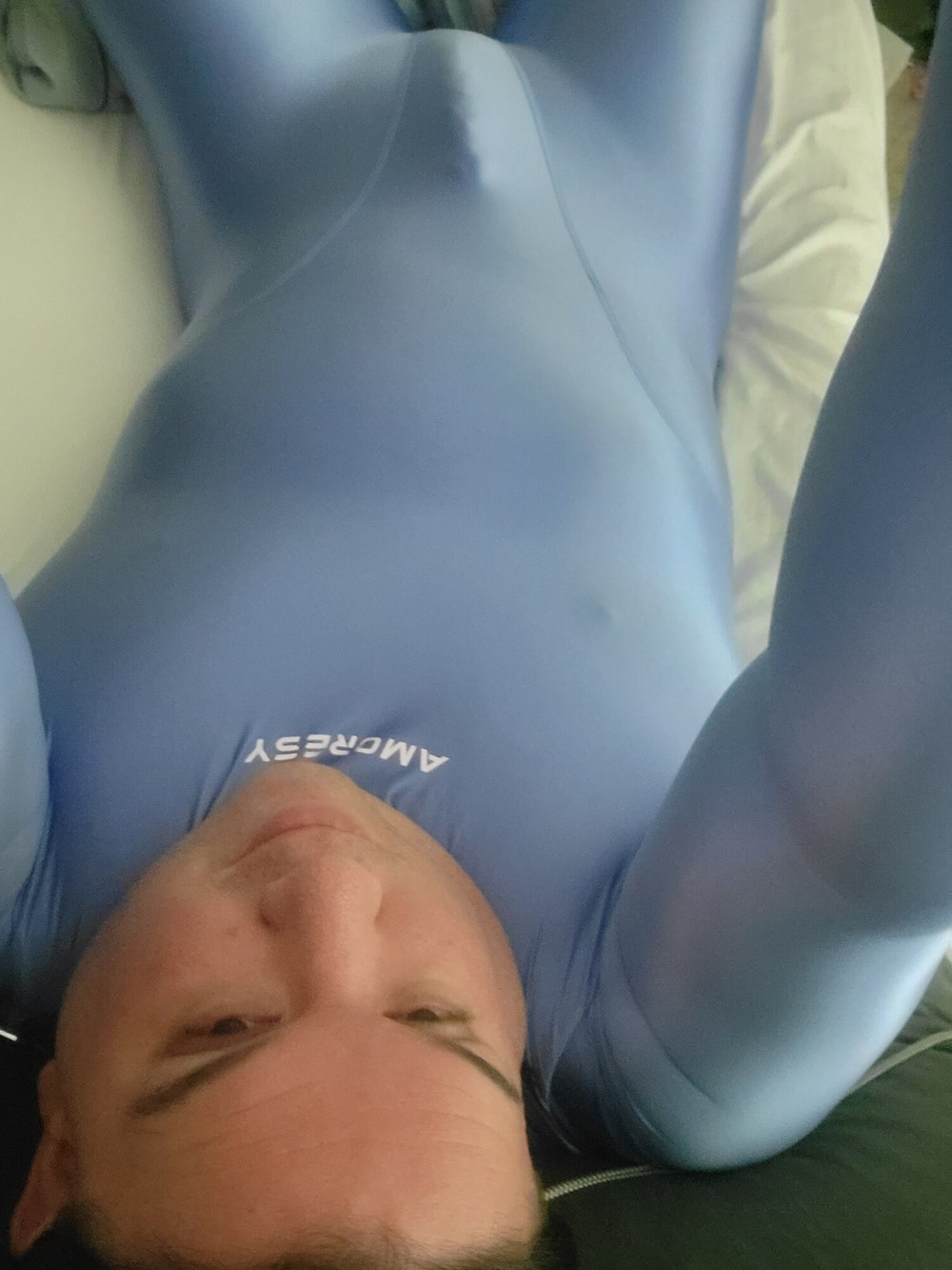 Spandexguy01234 bulging in my bodysuits  #28