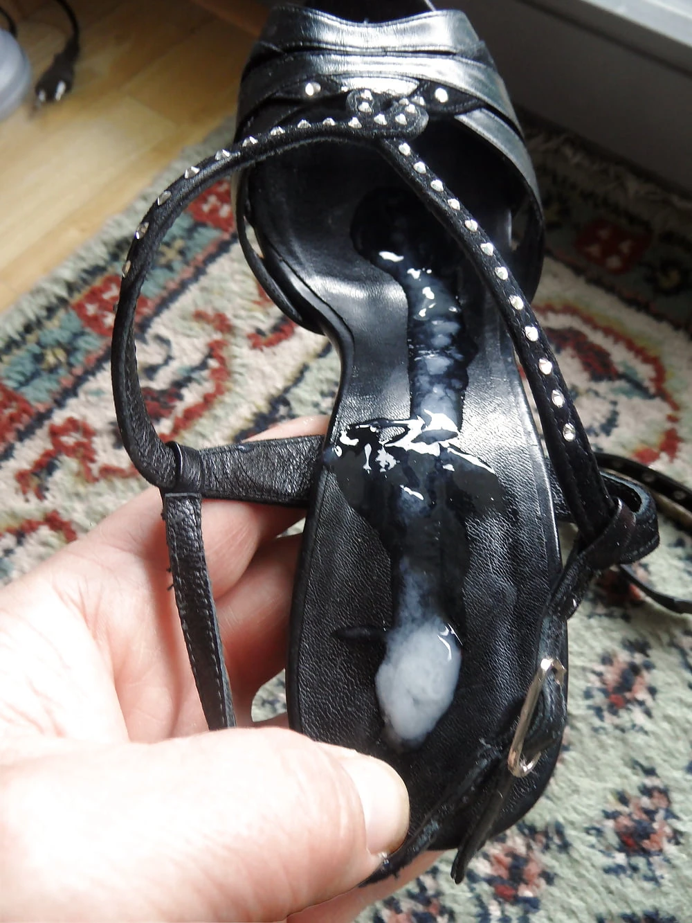 High heel cum shot #5