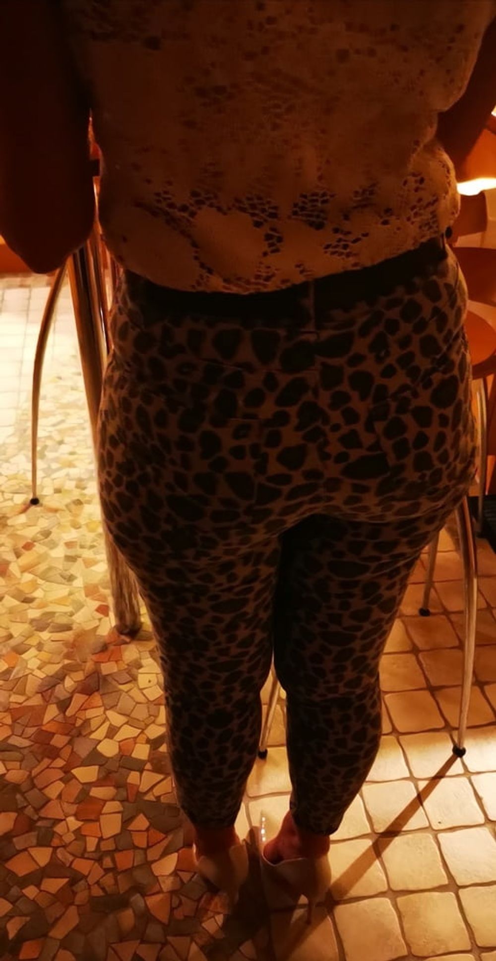 me in leopard and black leggins #10